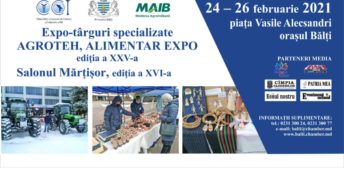 Expo-târguri specializate AGROTEH, ALIMENTAR EXPO, ediţia a XXV-a şi salonul Mărţişor, ediţia a XVI-a